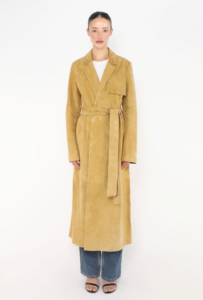 Galvan Resort 2022 Farrah Suede Trench - 1