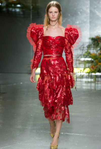 Rodarte S/S 2017 Sequin Sweetheart Ensemble - 2
