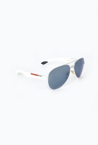 Prada 2023 Linea Rossa Aviator Sunglasses - 2