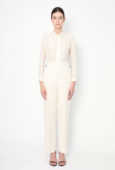 Céline F/W 2012 Leather Latch Trousers - 1