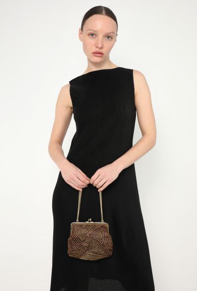 Sequined Mini Evening Bag - 1