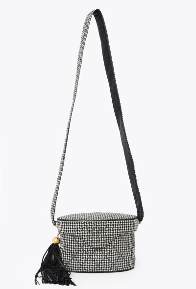 Chanel Vintage Houndstooth Vanity Case - 1