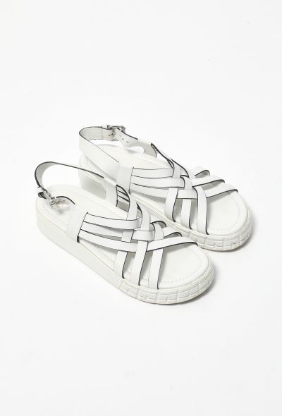 Prada 2020 Woven Platform Sandals - 2