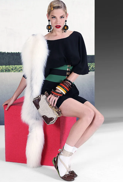 Prada Resort 2011 Beaded Clip Earrings - 2