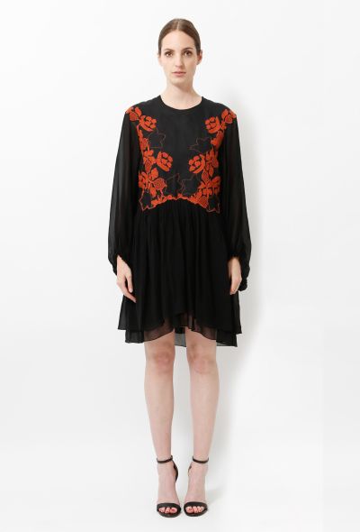 Chloé 2017 Embroidered Chiffon Dress - 1
