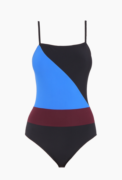 Hermès 'Albatros' Colorblock Swimsuit - 1