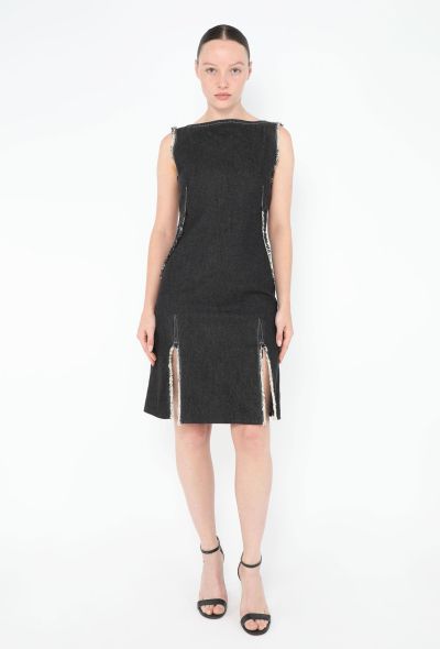 Alexander McQueen 1996 Frayed Denim Dress - 1