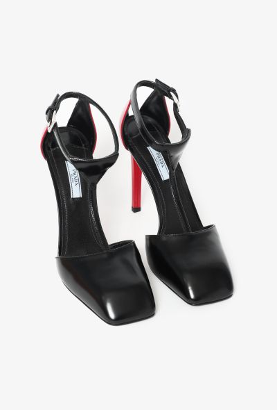 Prada 2014 Bicolor T-Strap Pumps - 2