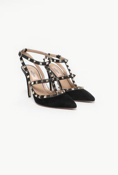 Valentino 2021 Suede Rockstud Pumps - 2