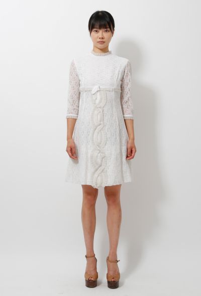 Exquisite Vintage 50s Classic Lace Dress - 1
