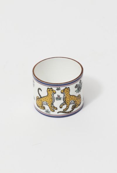 Hermès Vintage "Les Leopards" Napkin Ring - 2