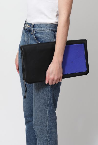 Céline Bicolor Fold Over Clutch - 2
