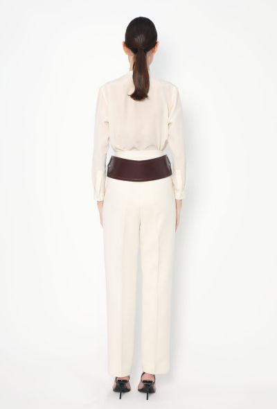Céline F/W 2012 Leather Latch Trousers - 2