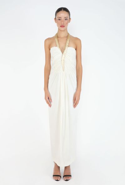Azzaro RARE 1975 Grecian Halter Gown - 1