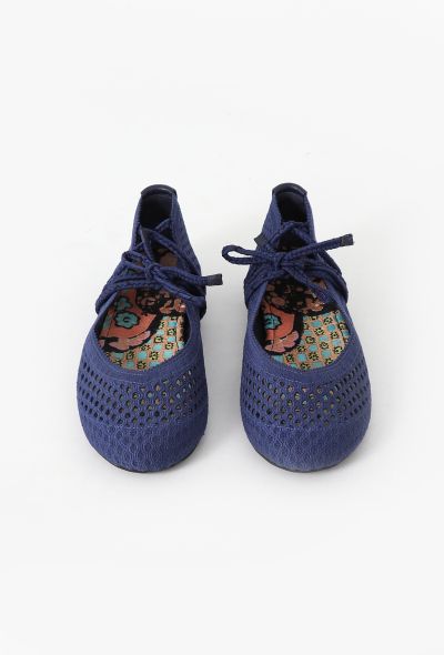 Dior 2022 Poème Crochet Ballerina Flats - 1