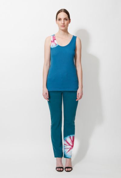 Calvin Klein S/S 2019 Blue Tie Dye Tank - 1