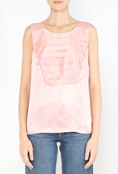 Chanel Ruffled Charmeuse Blouse - 1