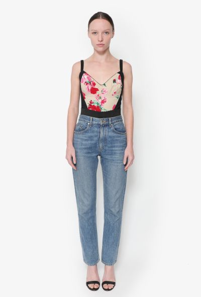 Dolce & Gabbana Floral Bustier Bodysuit - 2