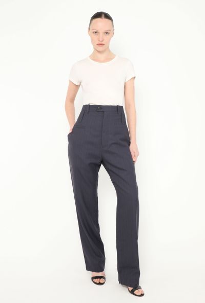 Balenciaga S/S 2018 Tapered Pinstripe Trousers - 1