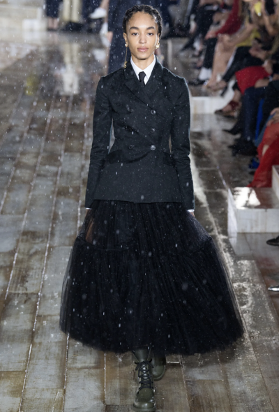 Dior Sheer Tulle Overskirt, Resort 2019 - 2
