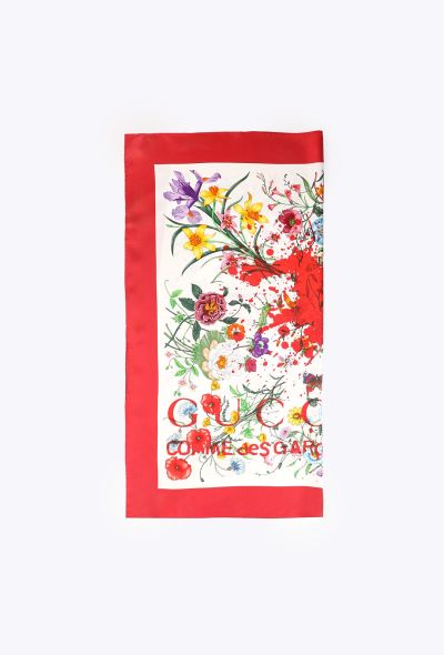 Gucci x CDG Flora Splatter Silk Scarf, 2015 - 2