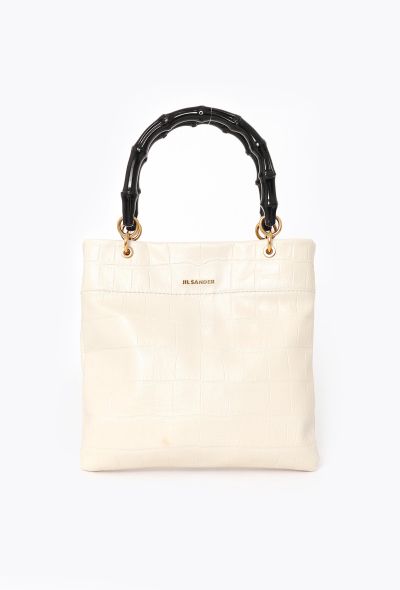 Jil Sander Embossed Mini Tote Bag - 1