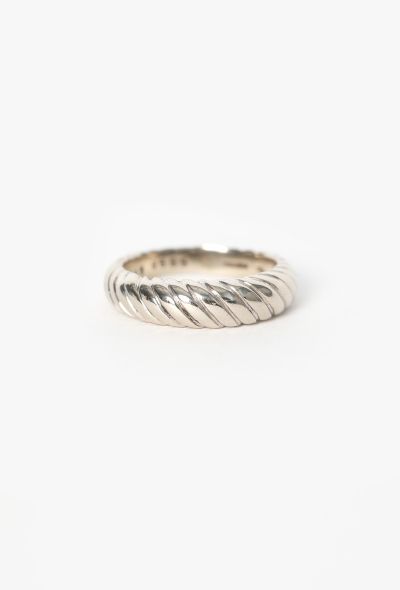 Boucheron 18K Grey Gold Torsadé Ring - 1