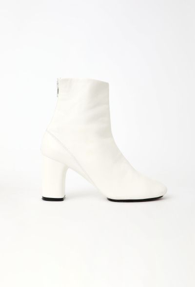 Céline Leather Ankle Boots - 1