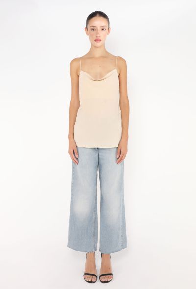 Céline 2021 Cowl-Neck Silk Camisole - 2