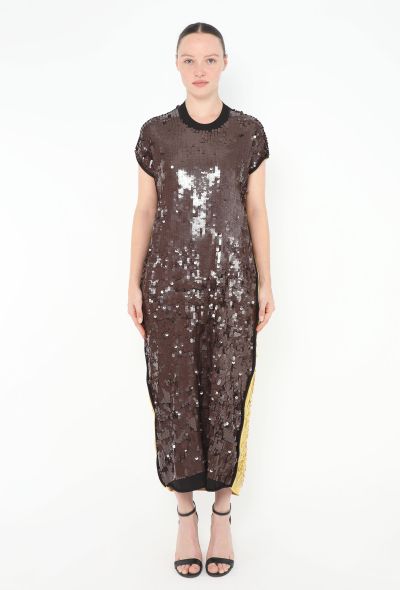 Bottega Veneta Pre-Fall 2020 Bicolor Sequin Dress - 1