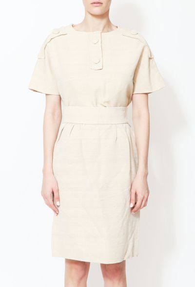 Balenciaga 2010 'Edition' Linen Cargo Ensemble - 2