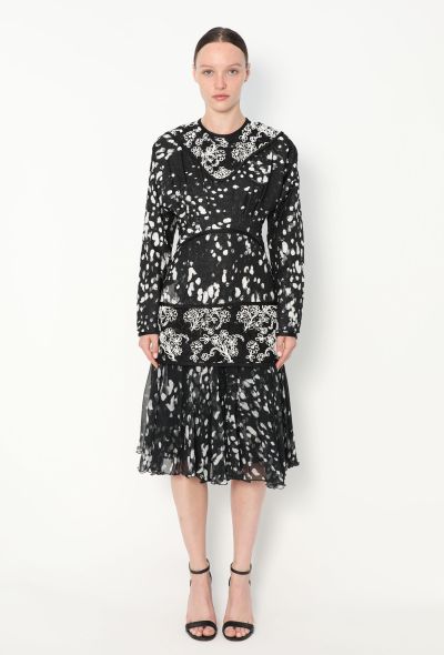 Rodarte F/W 2012 Embroidered Lace Dress - 1