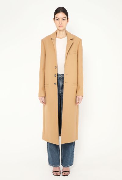 Courrèges 2022 Classic Tailored Wool Coat - 1