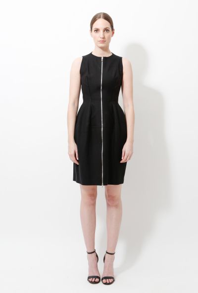 Alaïa Cotton Zip Dress - 2