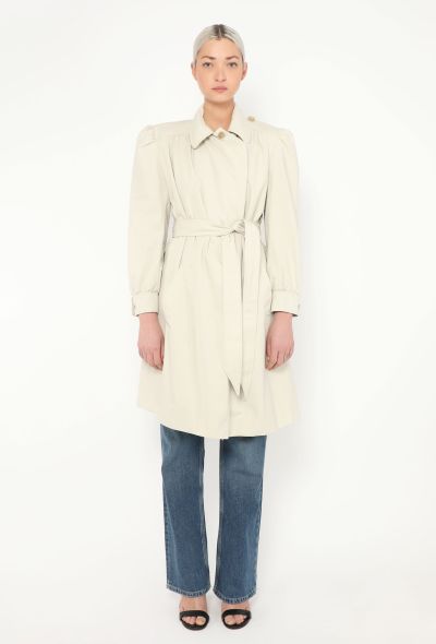 Balenciaga 2017 Belted Structured Trench - 2