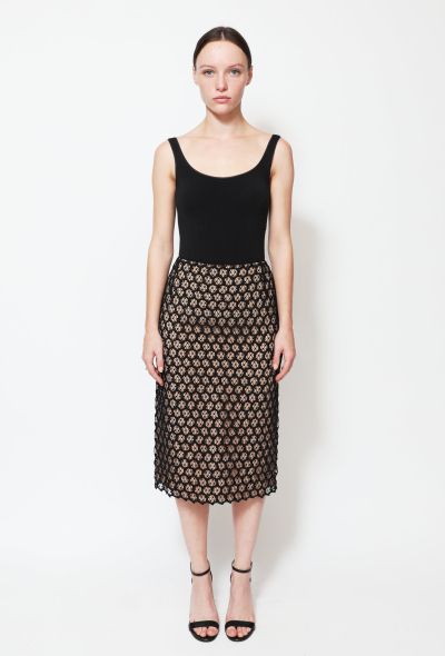 Alexander McQueen S/S 2013 Honeycomb Lace Skirt - 1