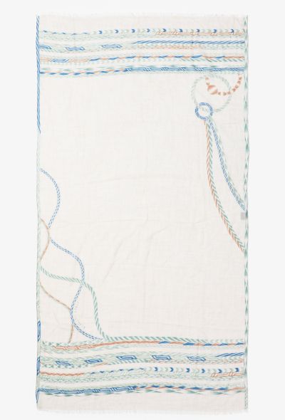 Hermès Cashmere Frayed Scarf - 1