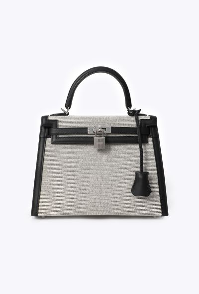 Hermès Toile H & Black Swift Kelly Sellier 25, 2026 - 1