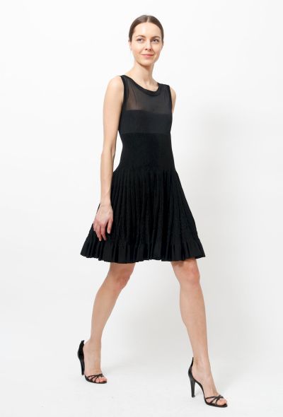 Alaïa Mesh Skater Dress - 2