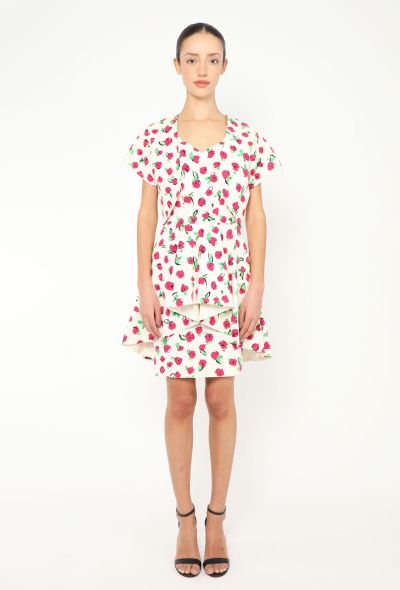 Guy Laroche '80s Floral Piqué Dress - 2