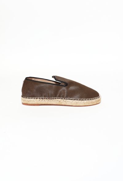 Céline Pony Hair Espadrilles - 1