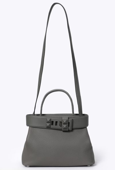 Hermès Gris Meyer Togo Medor Bag - 1