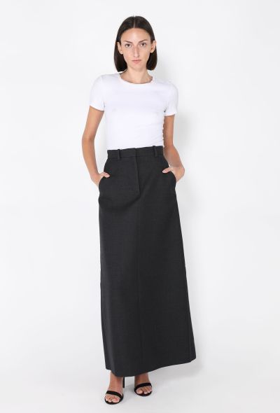 The Row Roux Wool Column Skirt, 2024 - 1