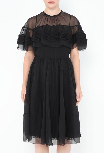 Prada 2019 Tiered Silk Dress - 2