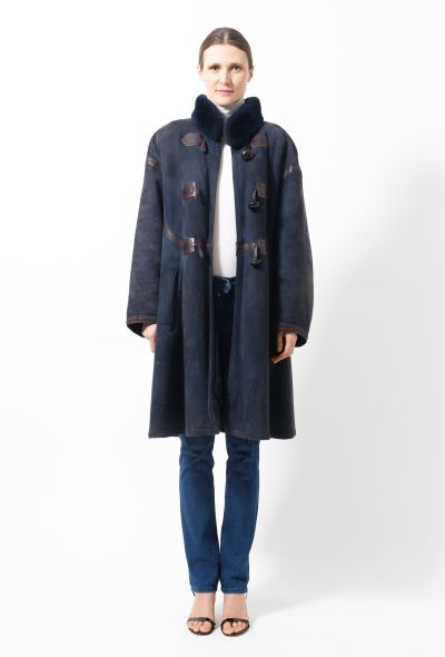 Saint Laurent 80s Shearling Coat - 2