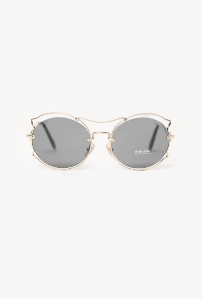 Miu Miu 2024 Butterfly Frame Sunglasses - 1