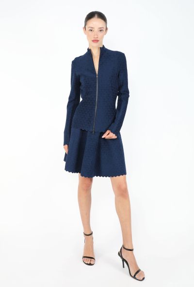 Alaïa Scalloped Chenille Skirt Ensemble - 1