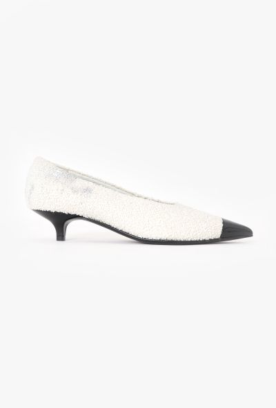 Chanel F/W 2022 Bouclé 'CC' Kitten Heels - 1