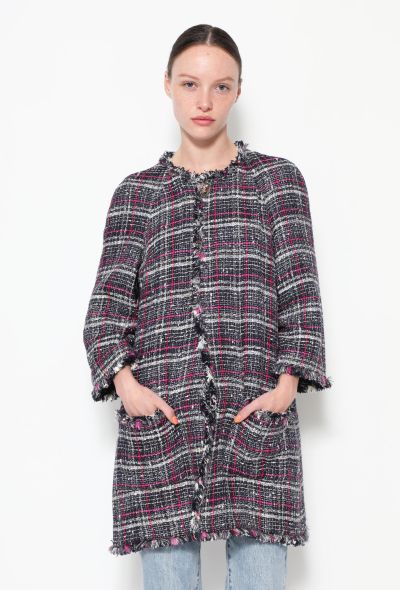 Chanel 2007 Tweed Frayed Trim Jacket - 2