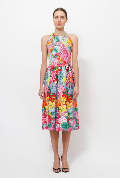 Lanvin 70s Tropical Print Dress - 2